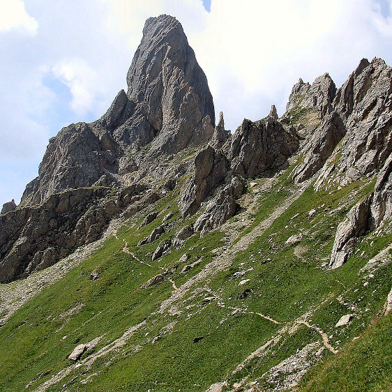 Vue sur la Pierre Menta